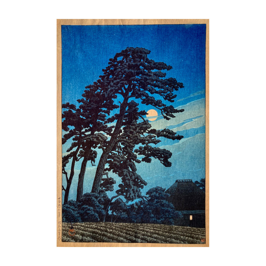 HASUI KAWASE, Moon at Magome (Magome no tsuki), 1930