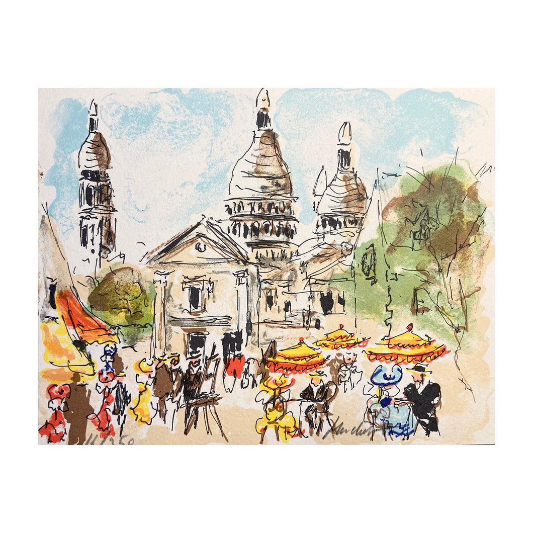 HUCHET URBAIN, Place du Tertre, 1985