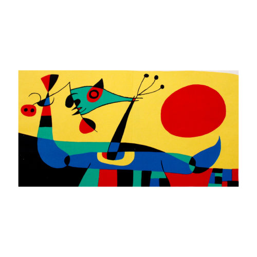 MIRÓ JOAN, Miró Prévert, Plate II, 1956