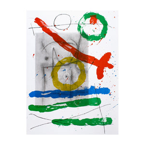 MIRÓ JOAN, Cartons - Tav. XIV, 1965