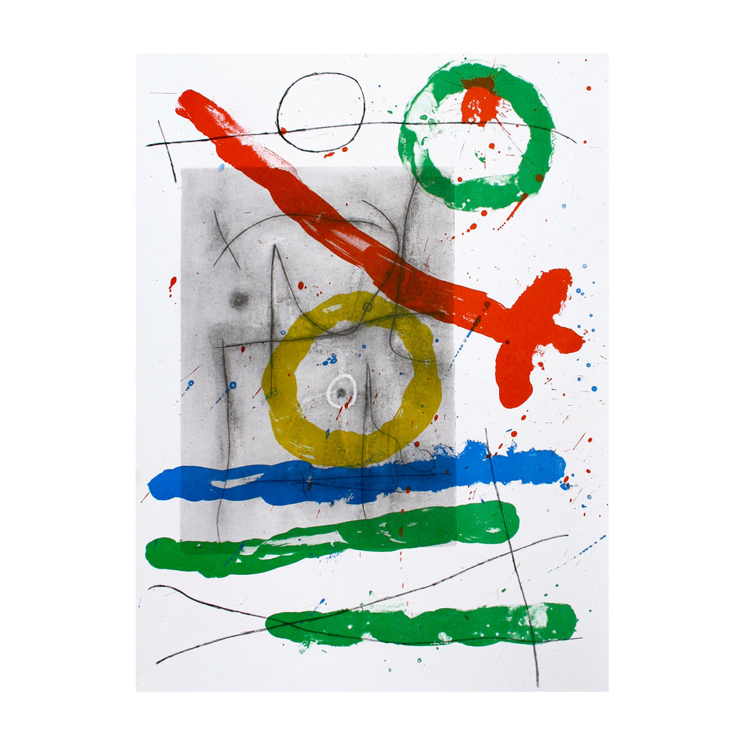MIRÓ JOAN, Cartons - Tav. XIV, 1965