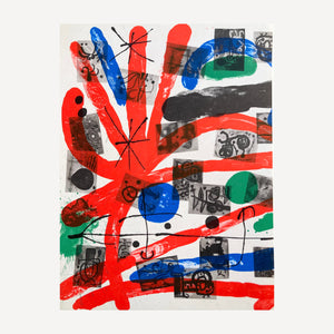 MIRÓ JOAN, Cartons - Tav. XXI, 1965