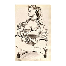 Carica l&#39;immagine nel visualizzatore di Gallery, PICASSO PABLO, Carnet de la californie tav. XVI, 1955
