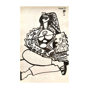 PICASSO PABLO, Carnet de la californie tav. XVIII, 1955