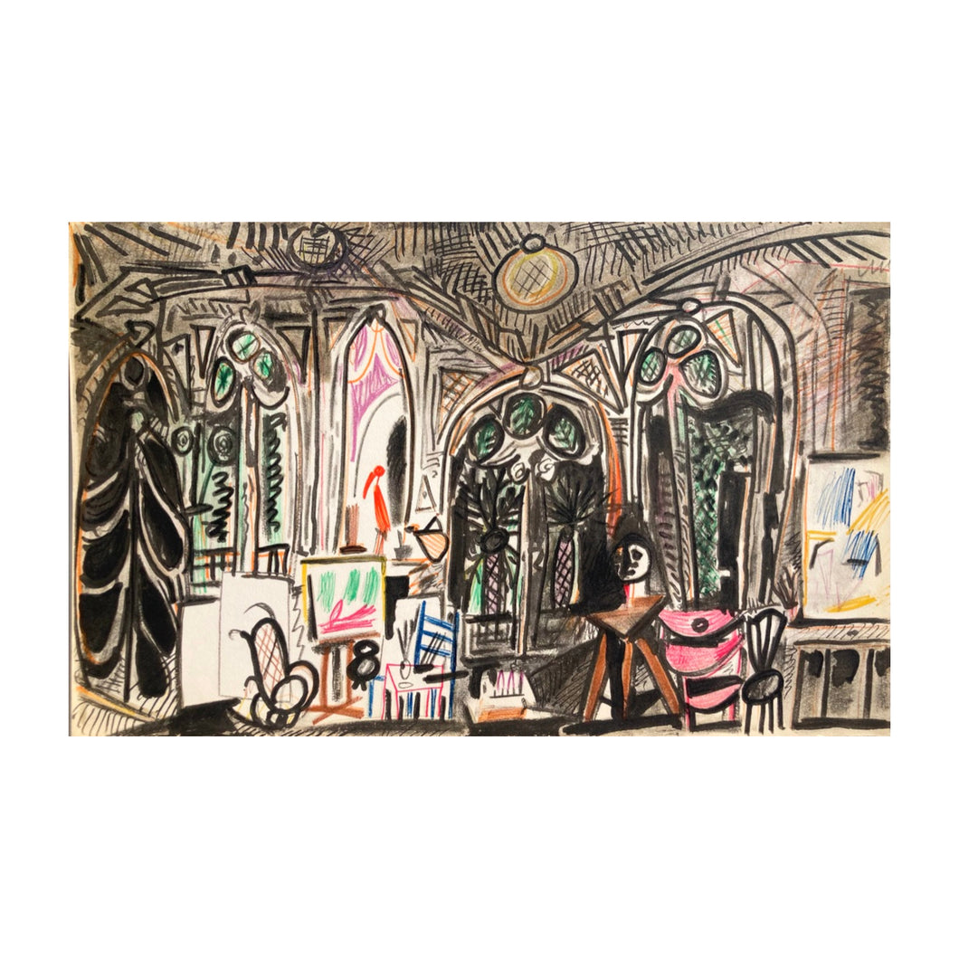 PICASSO PABLO, Carnet de la Californie tav. I, 1955