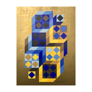 VASARELY VICTOR Gordes, 1984