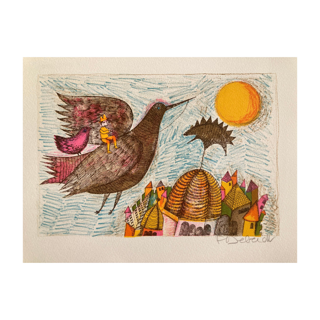 DEBERDT FRANÇOISE, Pigeon vole, 1997